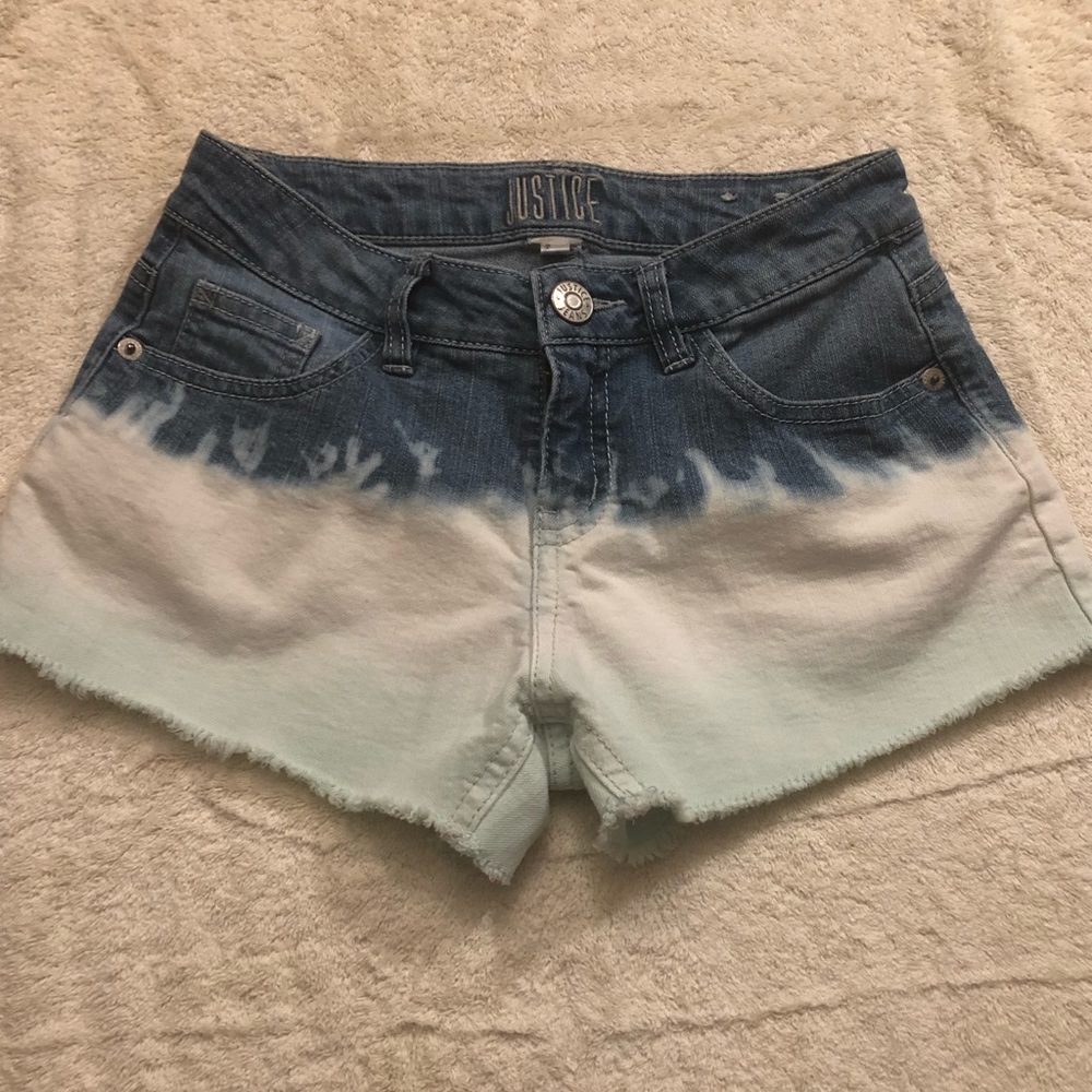 Girls Justice Brand size 10 ombré shorts